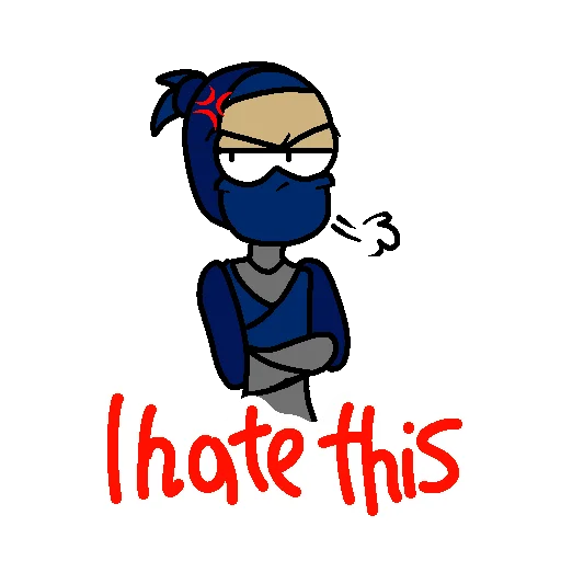 👎 Стикер «Ninja pack» для Telegram