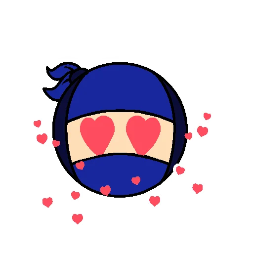 😍 Стикер «Ninja pack» для Telegram