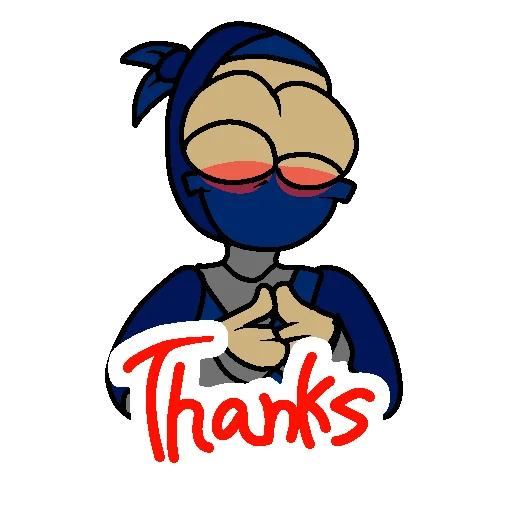 🙏 Стикер «Ninja pack» для Telegram