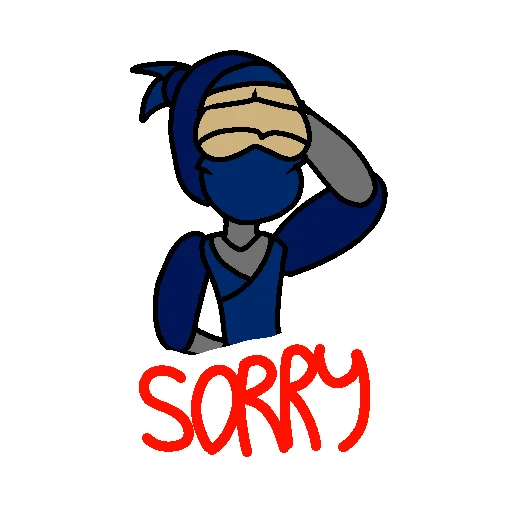 😢 Стикер «Ninja pack» для Telegram