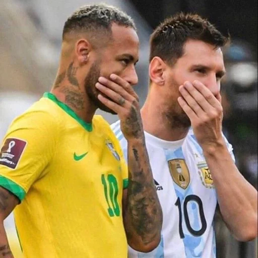 😲 Стикер «neymar and mbappe» для Telegram
