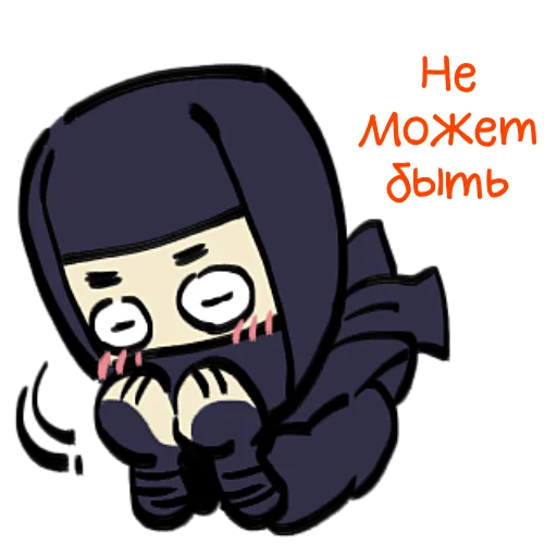🤔 Стикер «Ниндзя Мичанс» для Telegram