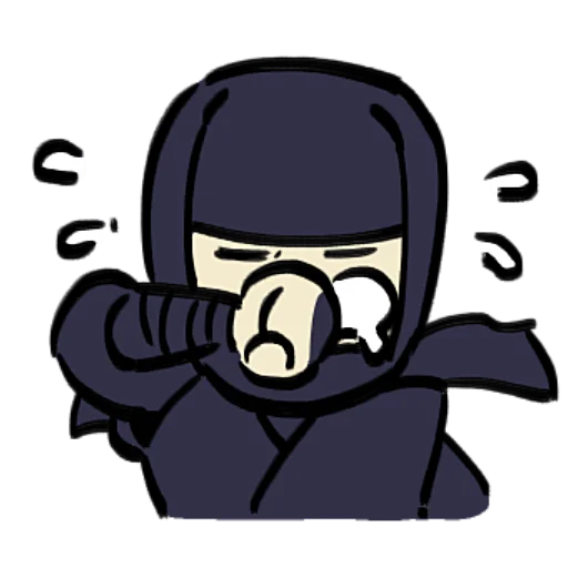 😥 Стикер «Ниндзя Мичанс» для Telegram
