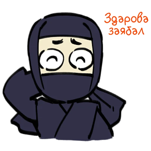 Стикерпак Ниндзя Мичанс для Telegram
