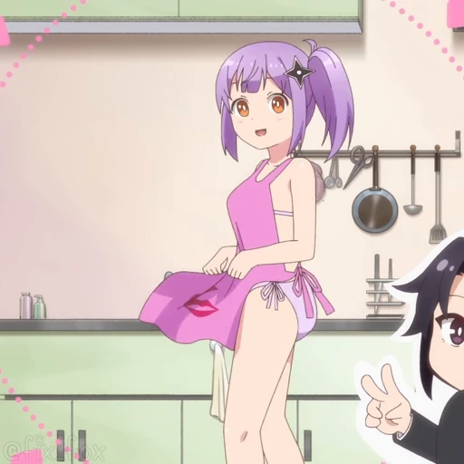 🍑 Стикер «Ninja to Koroshiya no Futarigurashi» для Telegram