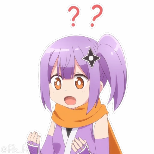 🤨 Стикер «Ninja to Koroshiya no Futarigurashi» для Telegram