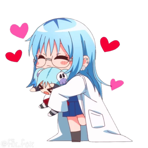 🥰 Стикер «Ninja to Koroshiya no Futarigurashi» для Telegram