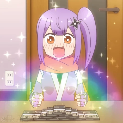 🤩 Стикер «Ninja to Koroshiya no Futarigurashi» для Telegram