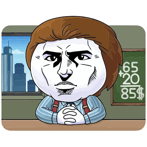 😶 Эмодзи «Нисик» для Telegram