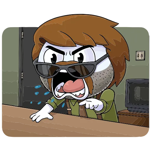😠 Эмодзи «Нисик» для Telegram