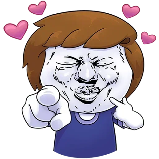 🥰 Стикер «Нисик Без Текста» для Telegram