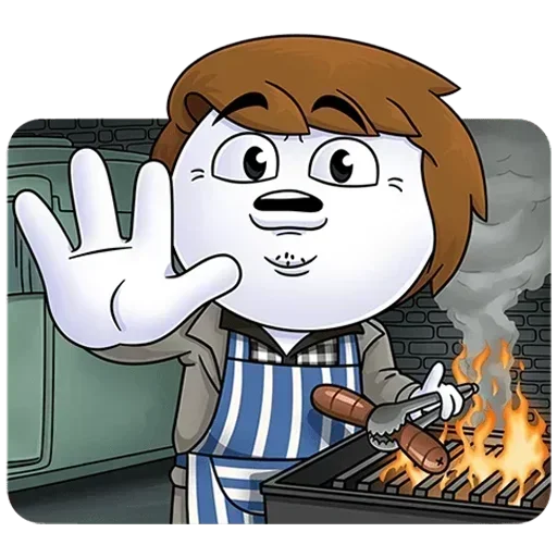 🫸 Стикер «Нисик Без Текста» для Telegram
