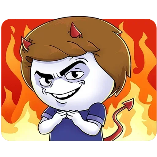 😈 Стикер «Нисик Без Текста» для Telegram