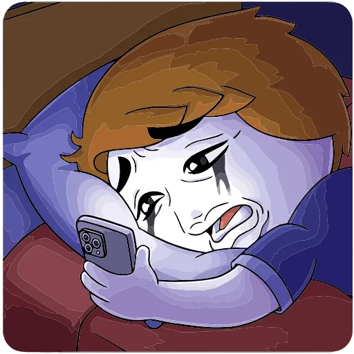 😭 Эмодзи «Нисик» для Telegram