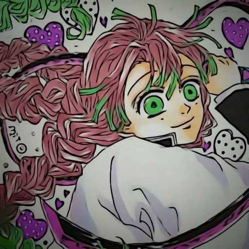 🥰 Стикер «Mitsuri Kanroji» для Telegram