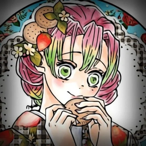 🙂 Стикер «Mitsuri Kanroji» для Telegram