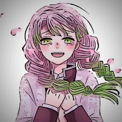 😄 Стикер «Mitsuri Kanroji» для Telegram