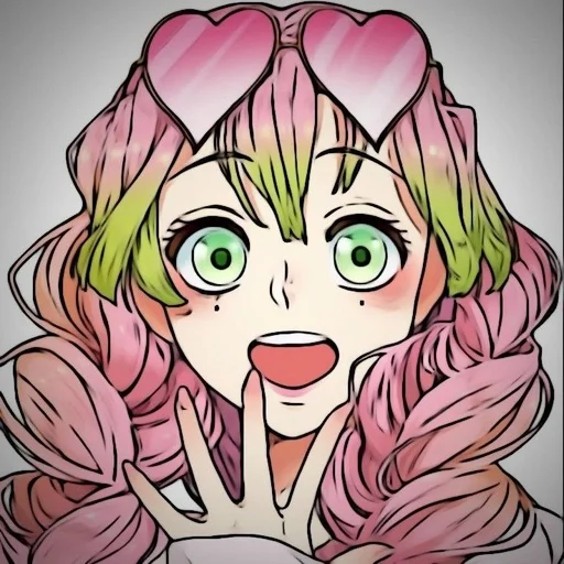 😃 Стикер «Mitsuri Kanroji» для Telegram