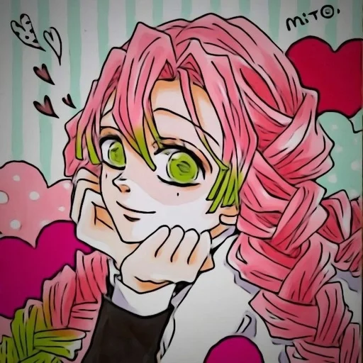 💖 Стикер «Mitsuri Kanroji» для Telegram