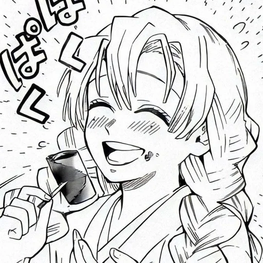 😄 Стикер «Mitsuri Kanroji» для Telegram