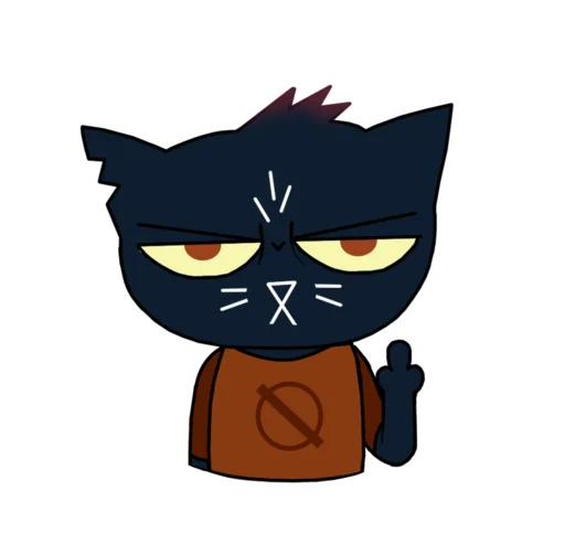 🖕 Стикер «Nitw» для Telegram