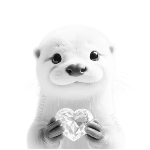 🤍 Стикер «niveous» для Telegram