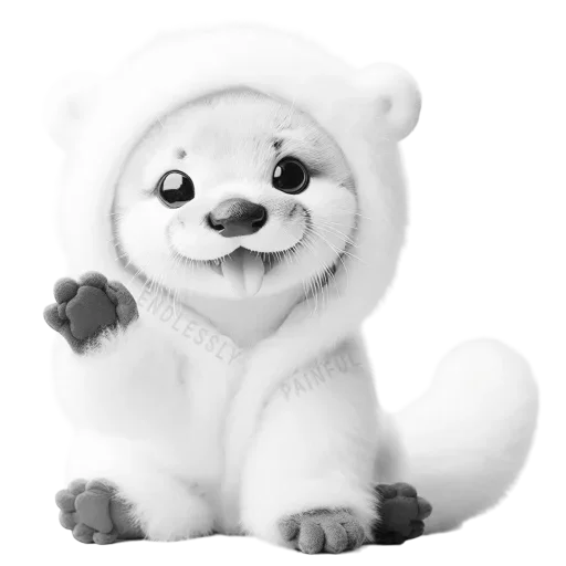 🤍 Стикер «niveous» для Telegram