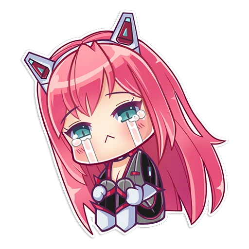 😭 Стикер «Nivis-chan» для Telegram