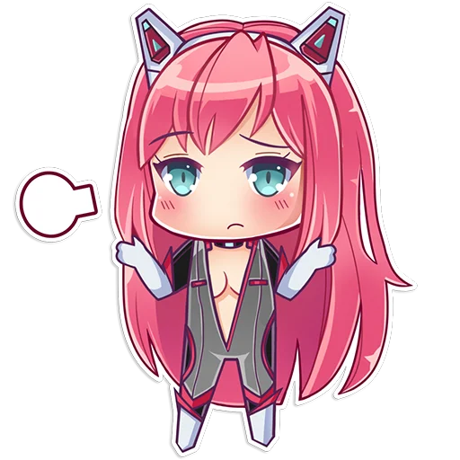 🤨 Стикер «Nivis-chan» для Telegram