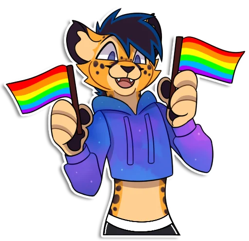 🏳️‍🌈 Стикер «Nix» для Telegram