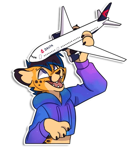 ✈️ Стикер «Nix» для Telegram