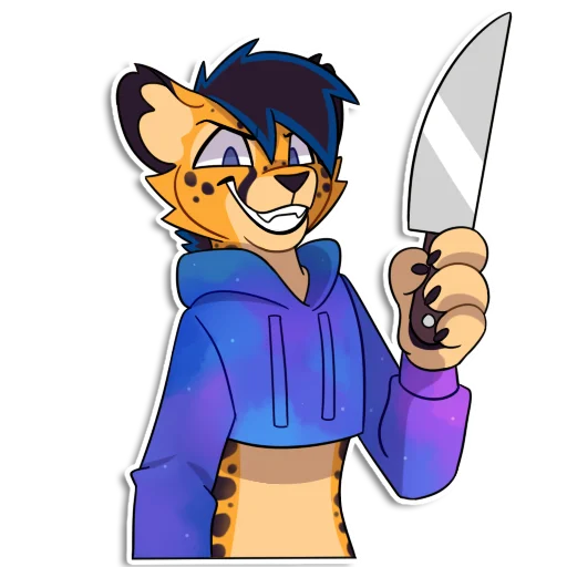 🔪 Стикер «Nix» для Telegram