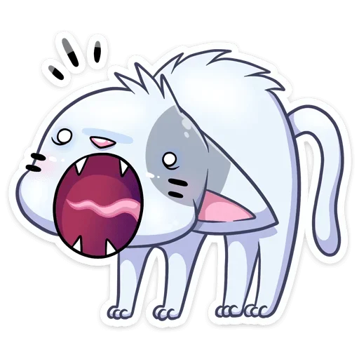 😠 Стикер «Стикеры VK» для Telegram