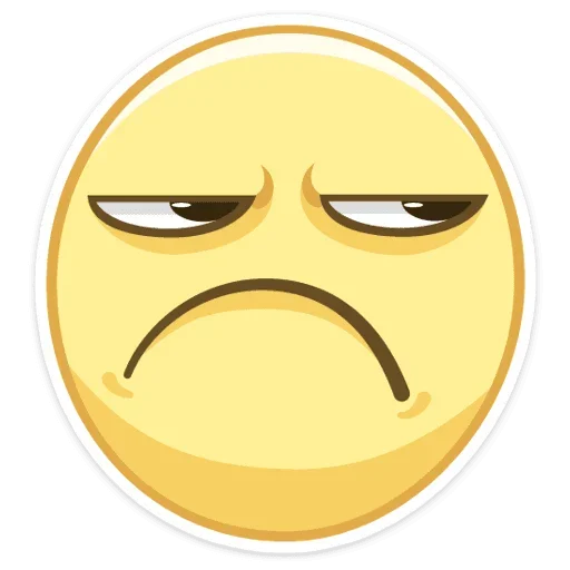😒 Стикер «Стикеры VK» для Telegram