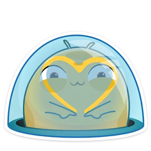 ❤️ Стикер «Уфо» для Telegram
