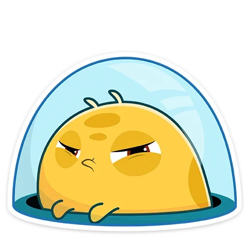 ☹️ Стикер «Уфо» для Telegram