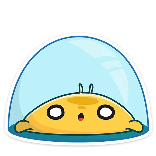 🙄 Стикер «Уфо» для Telegram