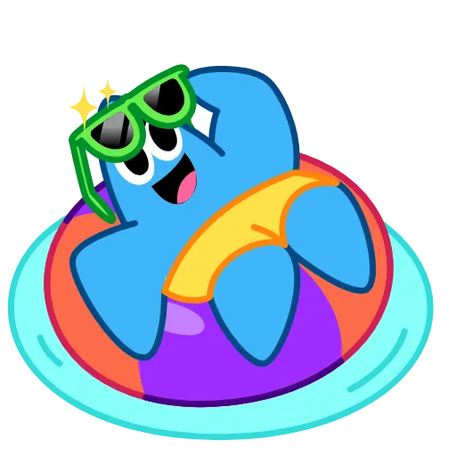 🏄‍♀️ Стикер «Mood Star» для Telegram