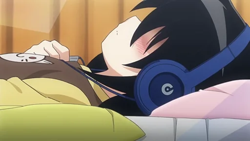 🎧 Стикер «Не моя вина что я не популярна Watamote» для Telegram