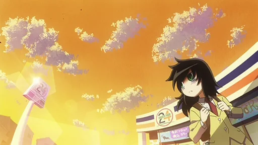 🌇 Стикер «Не моя вина что я не популярна Watamote» для Telegram