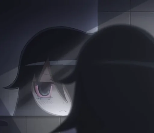 😪 Стикер «Не моя вина что я не популярна Watamote» для Telegram