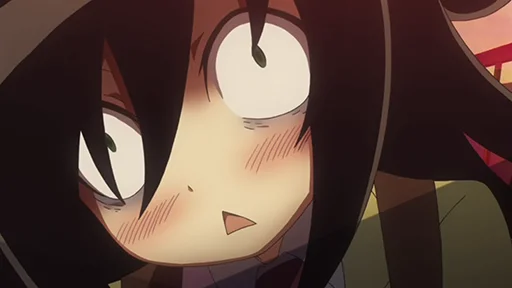 😳 Стикер «Не моя вина что я не популярна Watamote» для Telegram