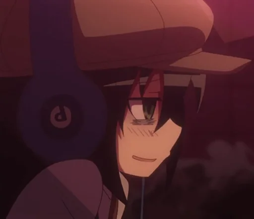 🎧 Стикер «Не моя вина что я не популярна Watamote» для Telegram