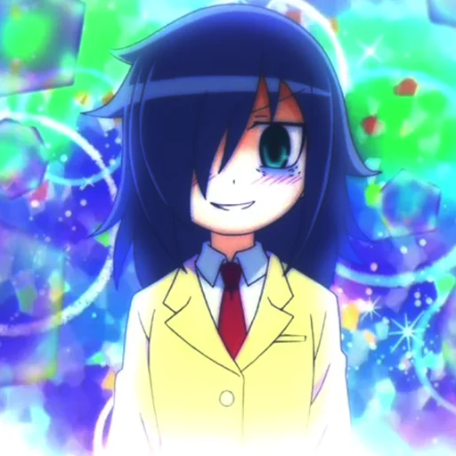 😏 Стикер «Не моя вина что я не популярна Watamote» для Telegram