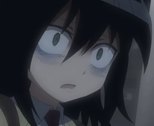 😟 Стикер «Не моя вина что я не популярна Watamote» для Telegram
