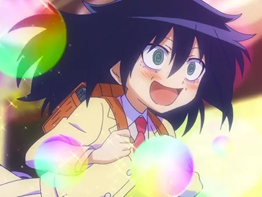 🥳 Стикер «Не моя вина что я не популярна Watamote» для Telegram