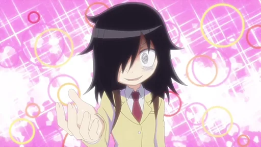 🫴 Стикер «Не моя вина что я не популярна Watamote» для Telegram