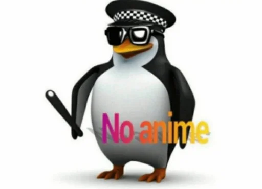 Стикерпак No Anime для Telegram
