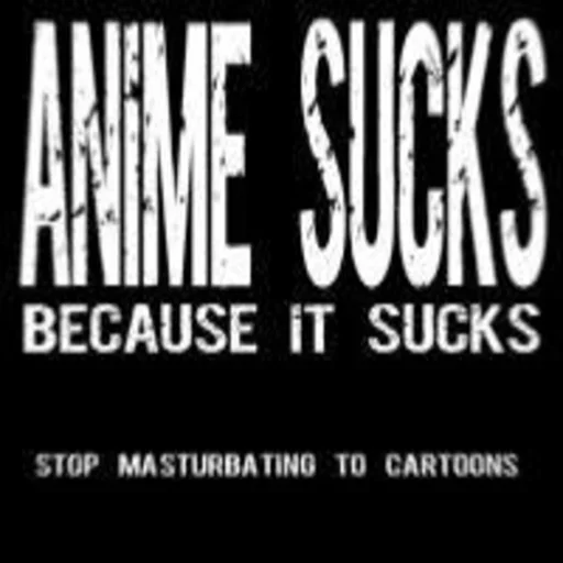 🛑 Стикер «No Anime» для Telegram