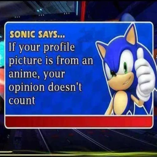 🦔 Стикер «No Anime» для Telegram